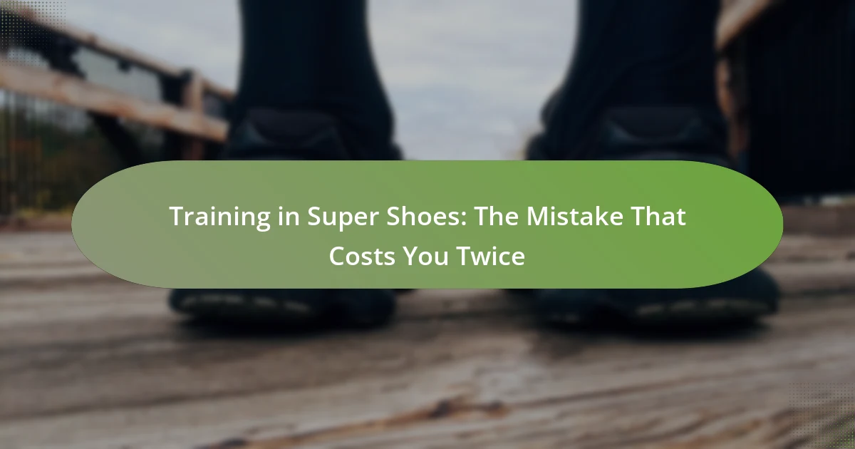 Training in Super Shoes: The Mistake That Costs You Twice